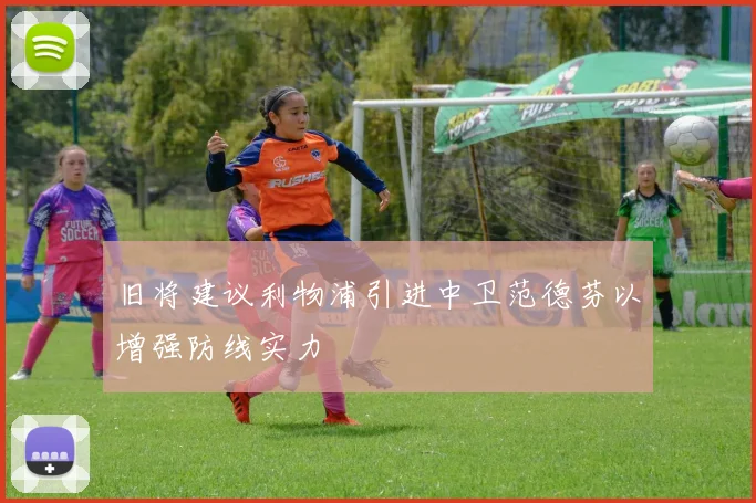 旧将建议利物浦引进中卫范德芬以增强防线实力